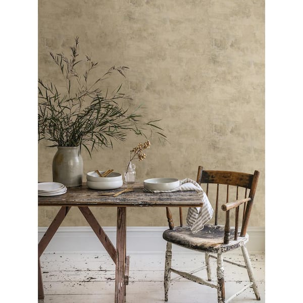 Brown Toned Plaster Wall – idyllic canvas print – Photowall