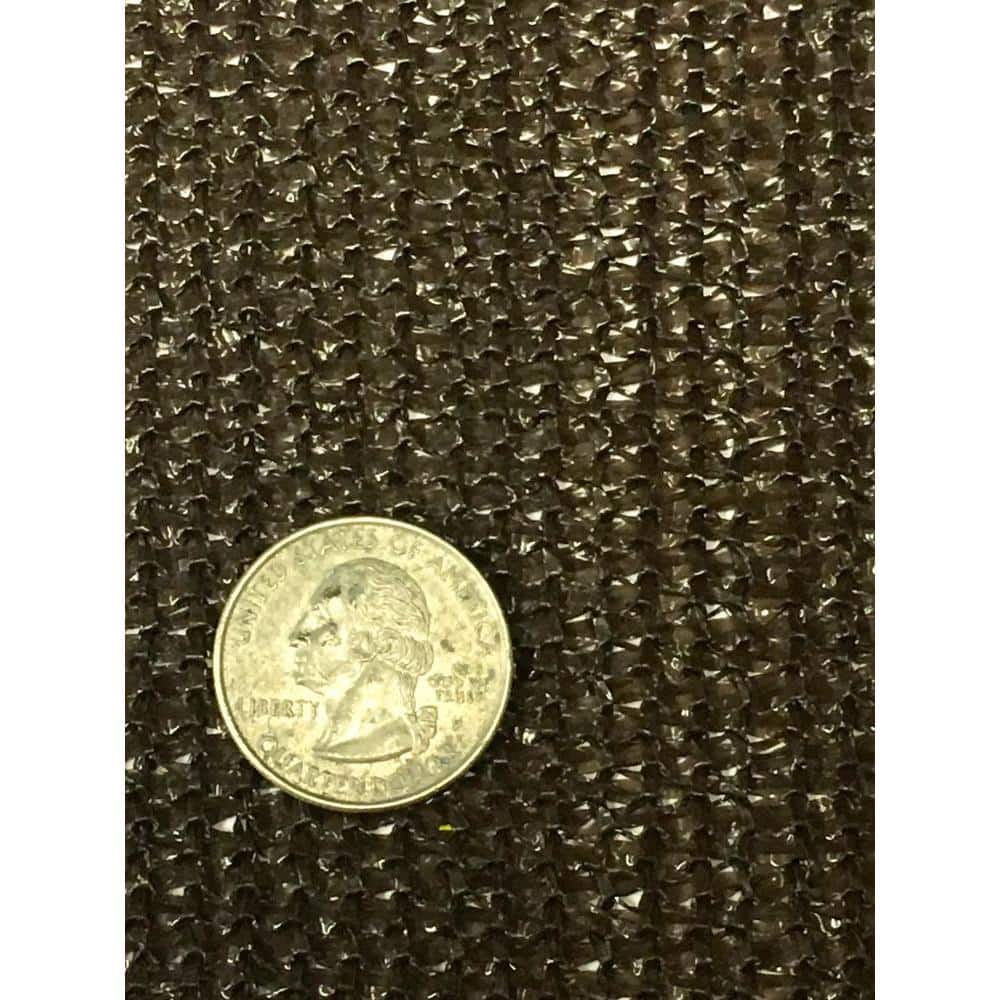 Brown 5.8 ft. x 12 ft. Knitted Polyethylene Privacy Shade Cloth