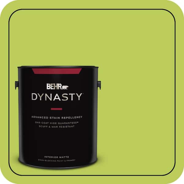 BEHR DYNASTY 1 gal. #410B-5 Hidden Meadow Matte Interior Stain-Blocking Paint & Primer