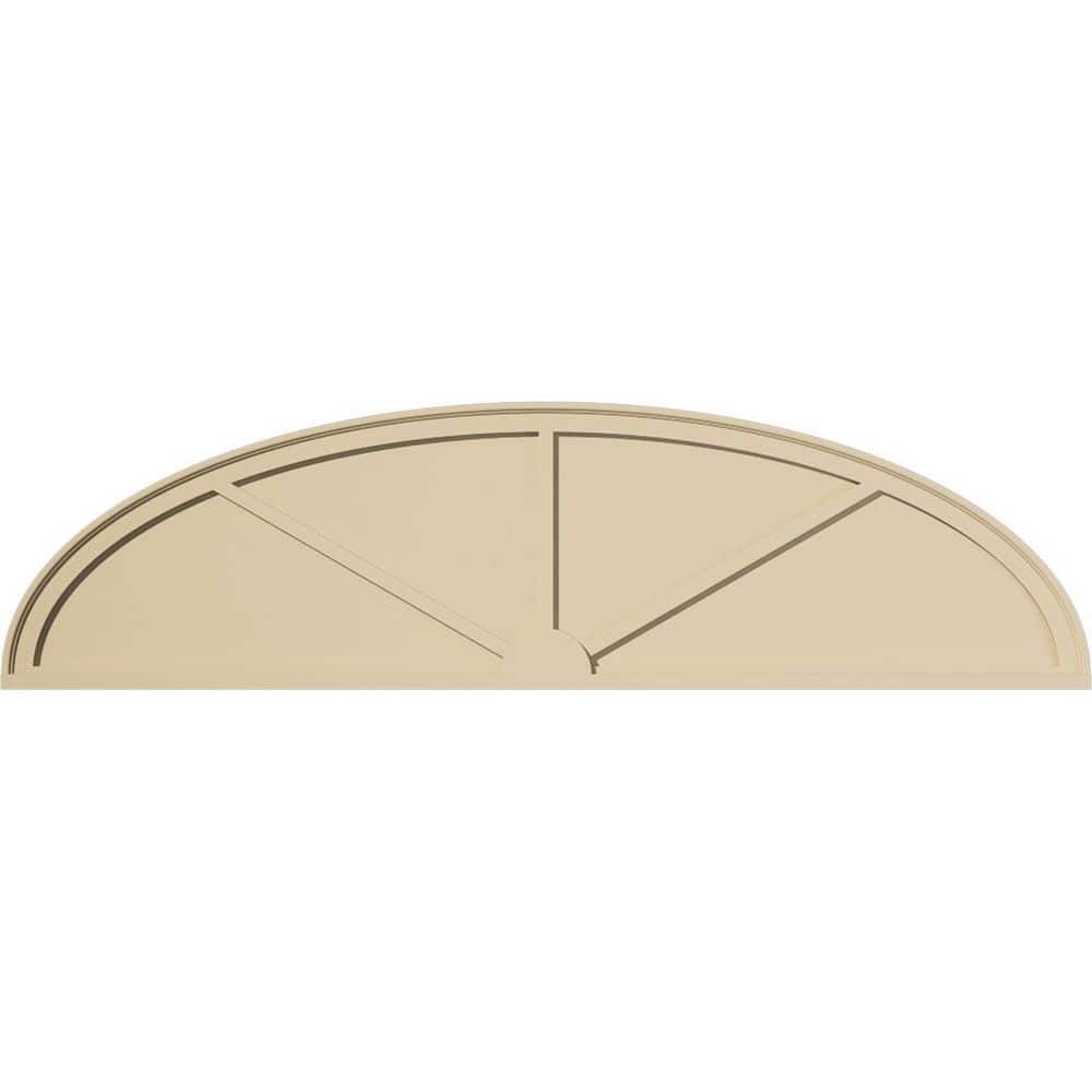 Pedss Ekena Millwork 74-in W x 19-1/2-in H x 2-in P Elliptical 3 ...