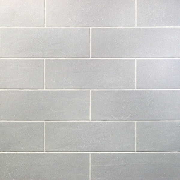 Ivy Hill Tile Piston Camp White Rock 4 in. x 12 in. Matte Ceramic Subway Wall Tile (34-piece 10.97 sq. ft./box)