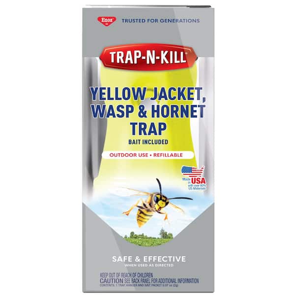 ENOZ Trap-N-Kill Yellow Jacket Wasp and Hornet Trap ET5000.1 - The
