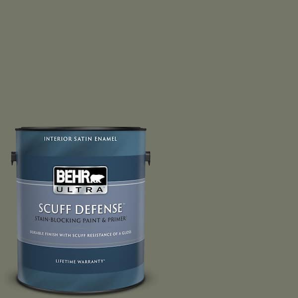 BEHR ULTRA 1 gal. Home Decorators Collection #HDC-AC-20 Halls Of Ivy Extra Durable Satin Enamel Interior Paint & Primer