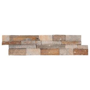 Canyon Creek Ledger Panel 6 in. x 24 in. Natural Quartzite Wall Tile (4 sq. ft./Case)