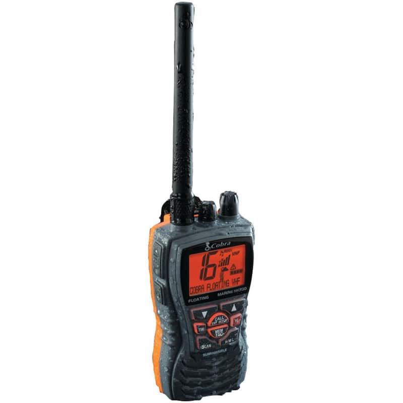 Marine 6-Watt Floating VHF Radio in Gray