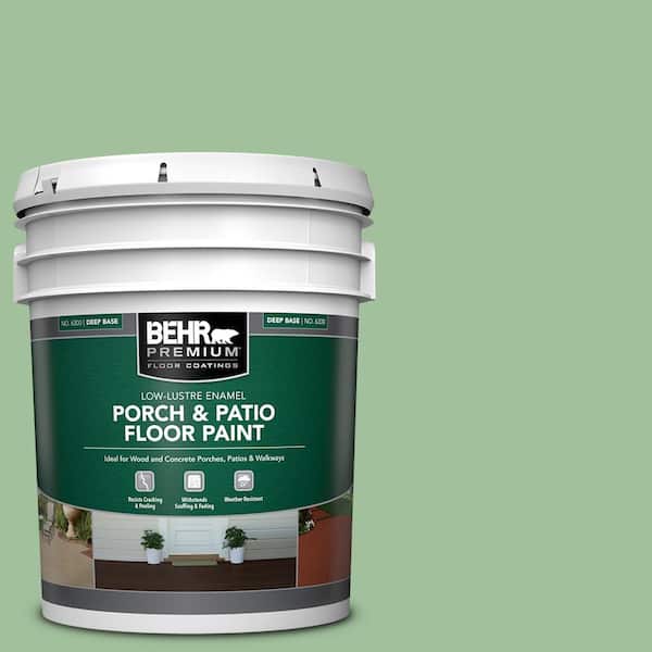 5 gal. #BIC-25 Spring Sprig Low-Lustre Enamel Interior/Exterior Porch and Patio Floor Paint