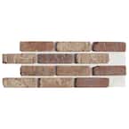 Brickwebb Castle Gate Thin Brick Sheets - Flats (Box of 5 Sheets) - 28 in. x 10.5 in. (8.7 sq. ft.)