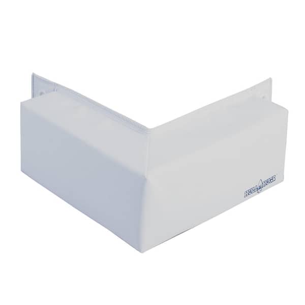 Airhead HULL HUGR Dock Corner Bumper - 10 in. x 10 in. x 4 in. x 2.5 in. White