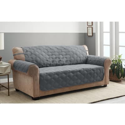 Gray Slipcovers Living Room, Charcoal Gray Sofa Covers