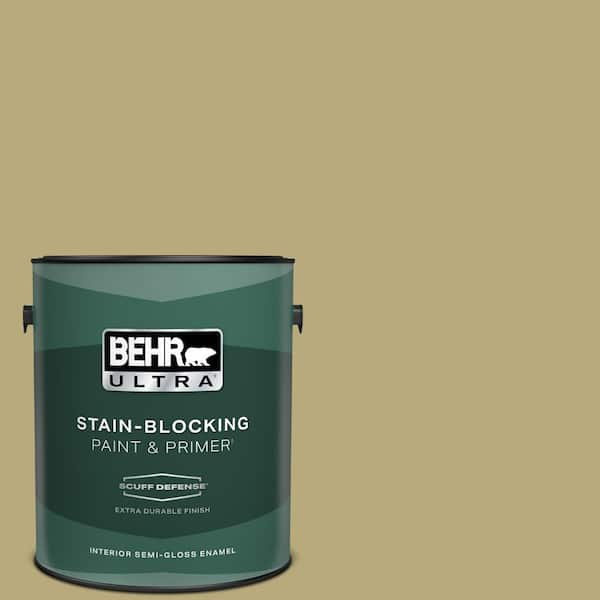 BEHR ULTRA 1 gal. #M330-5 Fresh Brew Extra Durable Semi-Gloss Enamel Interior Paint & Primer