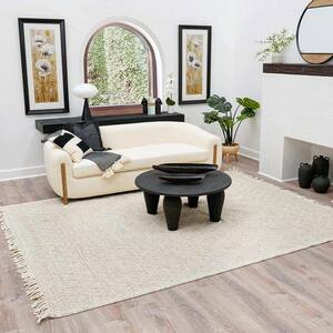 Ramsbury 9 ft. X 12 ft. Black/Ivory Area Rug