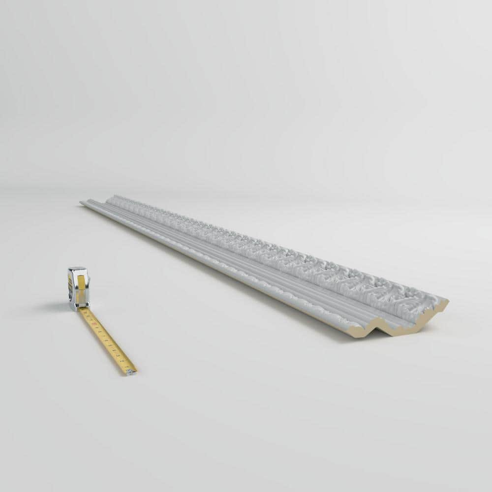 Leia 96" Gray Polyurethane Crown Moulding