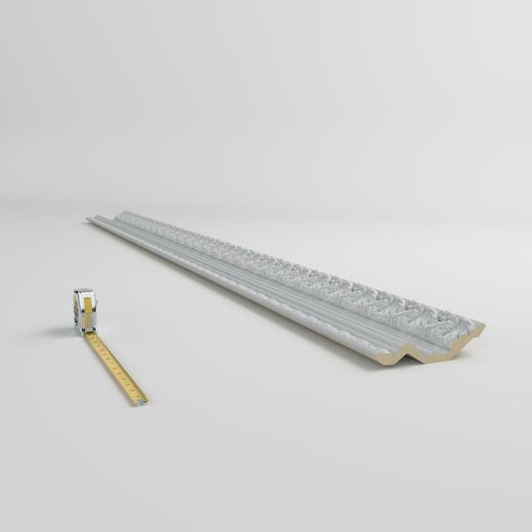 Ekena Millwork Leia 6 in. D x 8.125 in. W x 96 in. L Polyurethane Crown Moulding