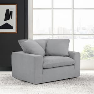 Liberty Slate Gray Fabric Arm Chair