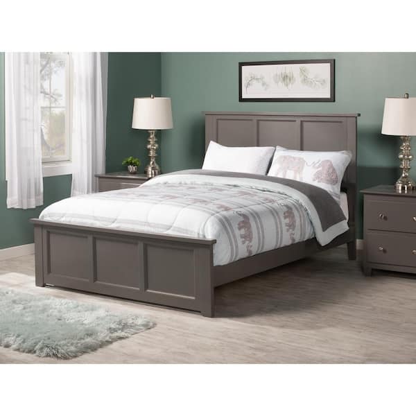 AFI Madison Full Traditional Bed with Matching Foot Board in Grey