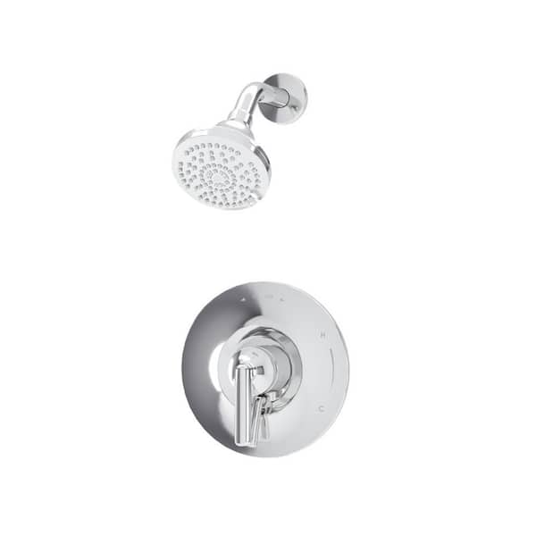 Symmons Birch HydroMersion Single Handle Shower Trim Kit in Polished Chrome 1.5 GPM (Valve Not Included)