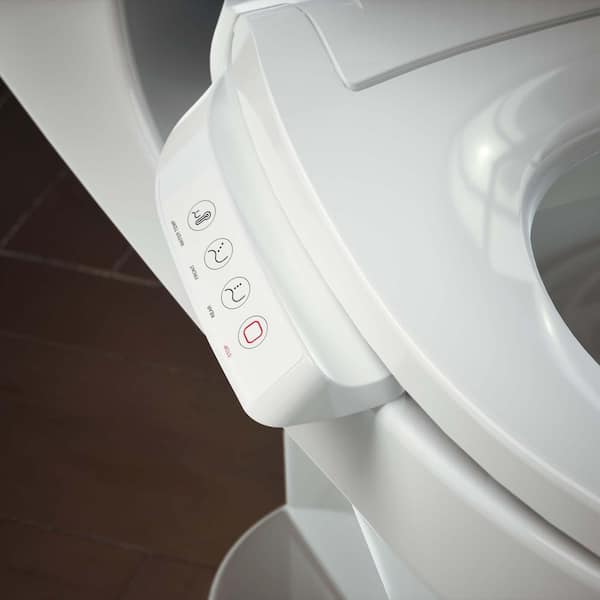 KOHLER Purewash E700 Electric Heated Nightlight Remote Control Bidet Seat for Elongated Toilets in White