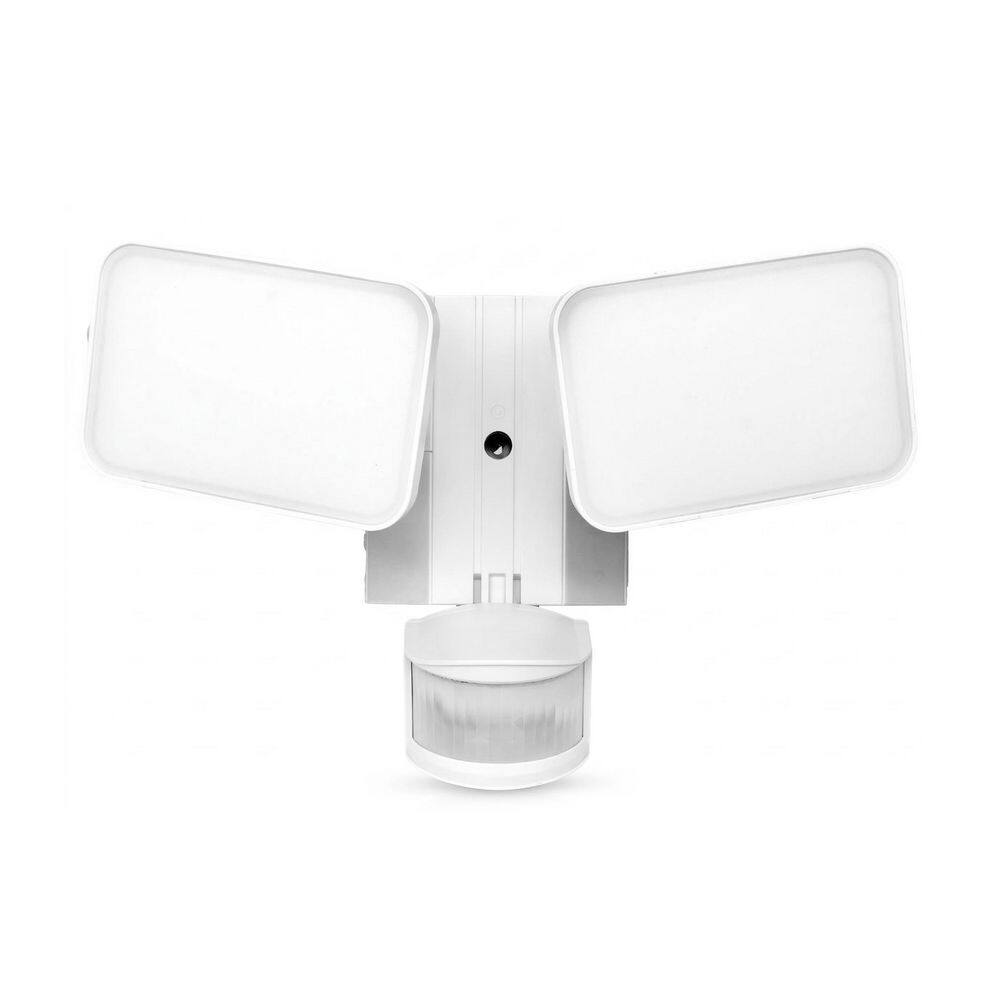 250 Watt Equivalent 2500 Lumen 180° White Motion Sensing Dusk-to-Dawn Integrated LED Security Flood Light 1-Pack price history on PriceWatchPro
