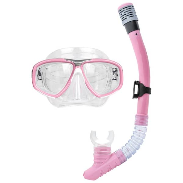 Poolmaster Pink Sport Dive Mask and Snorkel Diving Set 00076 - The Home  Depot