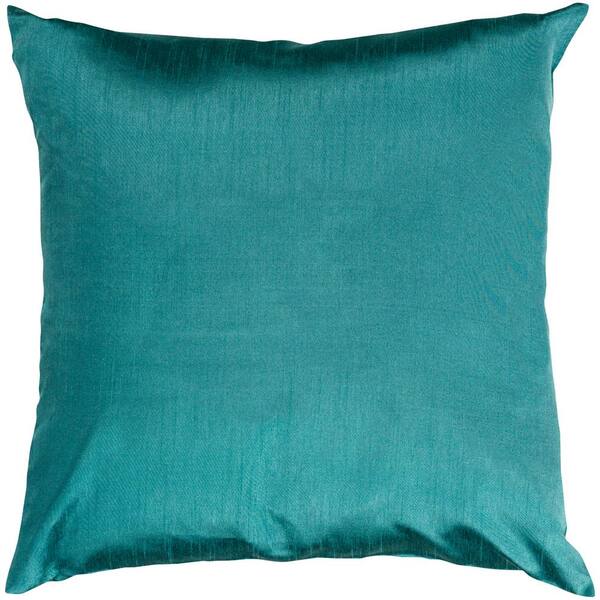 Mongolian Sheepskin Turquoise Blue Throw Pillow - Pillow Decor