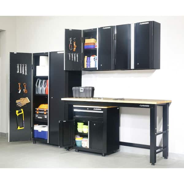 Husky 108.6 in. W x 98 in. H x 24 in. D Ready-to-Assemble 24-Gauge