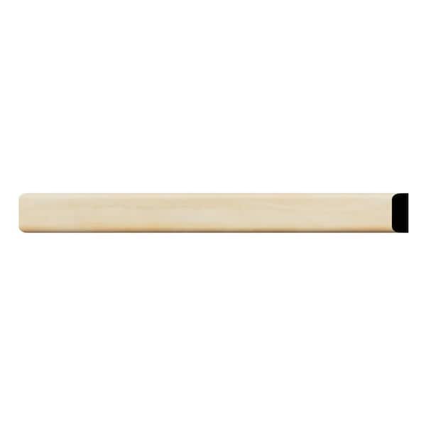 Ekena Millwork WM142 0.25 in. D x 0.75 in. W x 96 in. L Wood (Pine) Chair Rail Molding