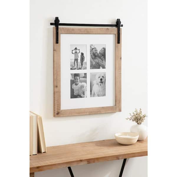 Cates 16 x 20 Rustic Brown Collage Picture Frame
