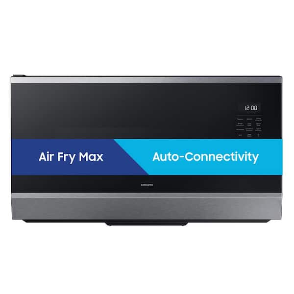 1.7 cu. ft. Smart Over-the-Range Microwave with No-Preheat Air Fry Max & Convection in Stainless Steel