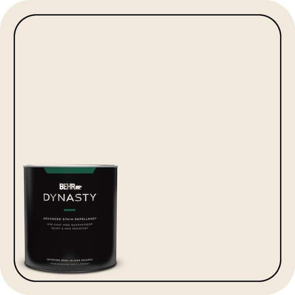 BEHR DYNASTY 1 qt. #PPL-50 Table Linen Semi-Gloss Enamel Interior Stain-Blocking Paint & Primer