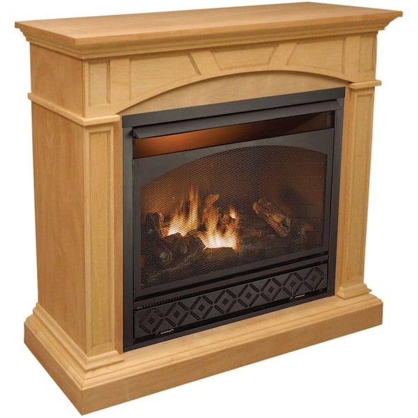 ProCom 47 in. Vent-Free Propane Gas Fireplace in Unfinished with Remote
