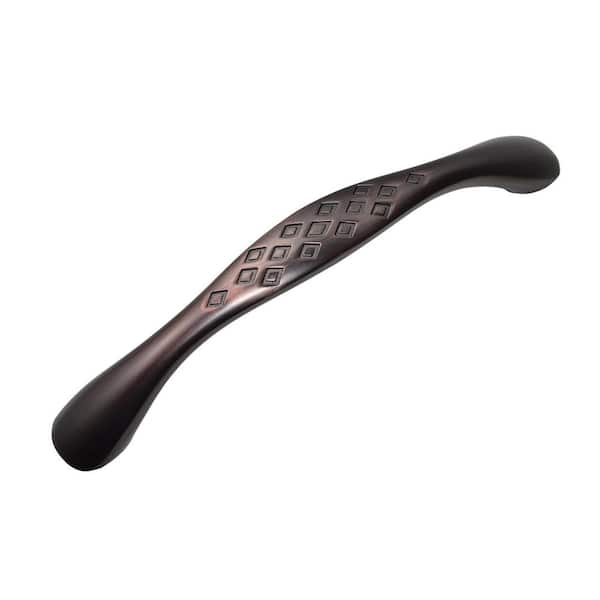 Utopia Alley Diamond Oil Rubbed Bronze Cabinet Center-to-Center Pull, 5.1" Center-to-Center