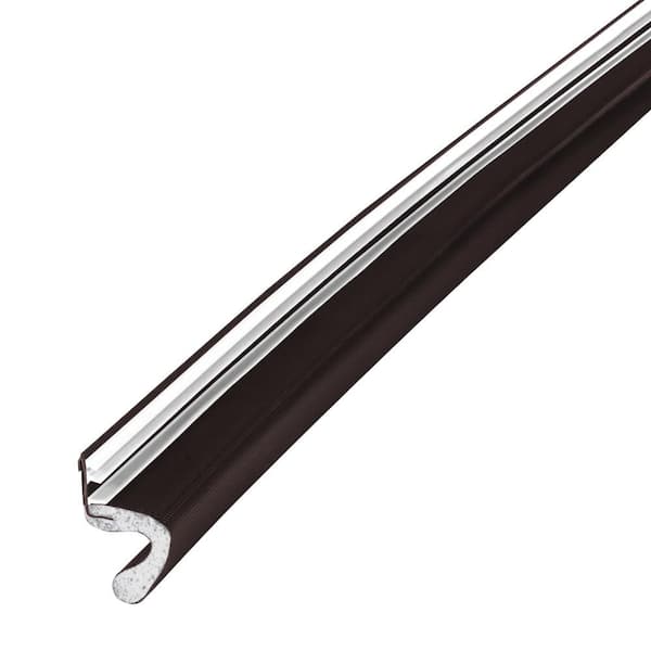1.125 in. x 81 in. Brown Kerf/Channel Top and Sides Door Weatherstripping Kit