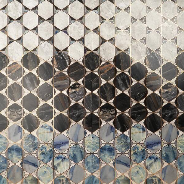 Ivy Hill Tile Daze Stone Geometric 24 in. x 48 in. Matte Porcelain Floor and Wall Tile (1 piece/7.75 sq. ft./case)
