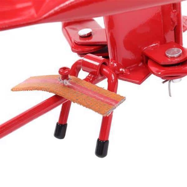 Unbranded - 16 ft. Heavy Duty Steel Drywall Lifter Panel Hoist Jack Rolling Caster Construction Lockable 150 lbs. Load Capacity