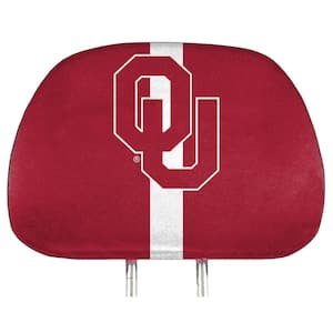 University of Oklahoma Printed Headrest 10 in. x 14 in. Universal Size Cover Set
