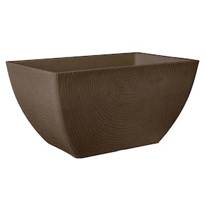 16 in. x 10 in. x 8.25 in. Chocolate Composite Window Box