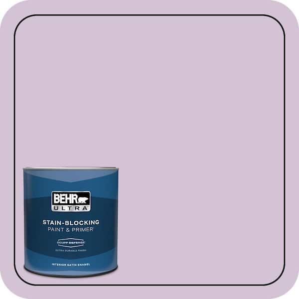 BEHR ULTRA 1 qt. #M100-2 Seedless Grape Extra Durable Satin Enamel Interior Paint & Primer