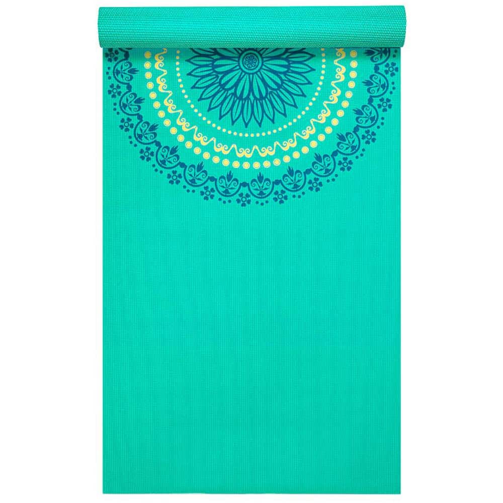 5 mm Yoga Sticky Mat with Printed Flower Design