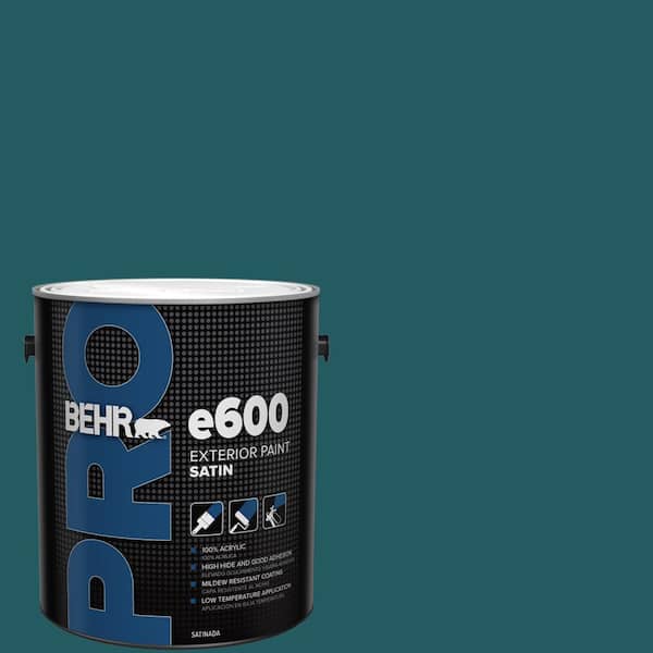 BEHR PRO 1 Gal. #S450-7A Out to Sea Satin Exterior Paint