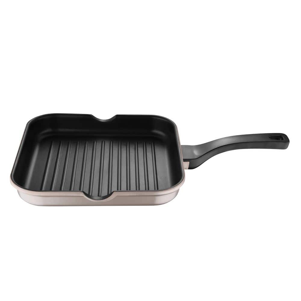10.25 Stainless Steel 3-Ply Base Nonstick Round Grill Pan, KitchenAid