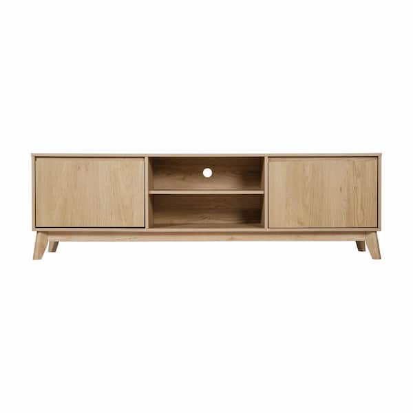 ACME Remington TV Stand in Brown Cherry - Walmart.com