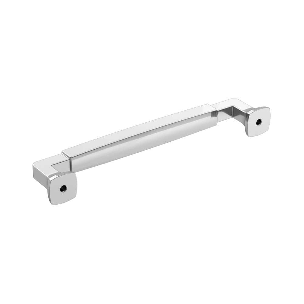 Polished Chrome 6-5/16 Inch Cabinet Drawer Pull with Mounting Hardware