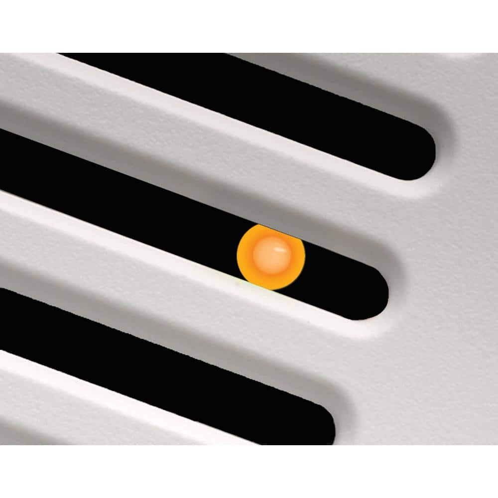 Off-White Metallic 100 CFM Bathroom Exhaust Fan with Humidity Sensor