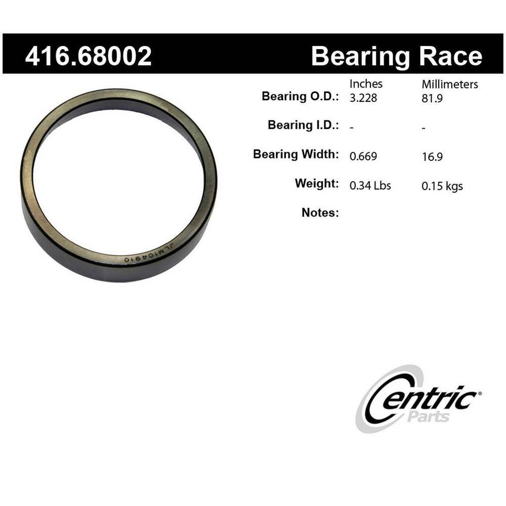 Centric Parts Wheel Bearing Race 416.68002 The Home Depot