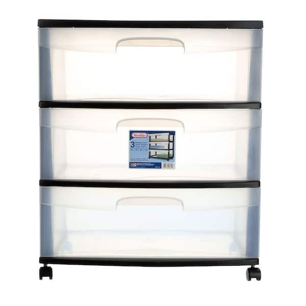https://images.thdstatic.com/productImages/3bfe64aa-2a7f-4941-81d0-64d5605ef08f/svn/black-sterilite-storage-drawers-29309001-e1_600.jpg