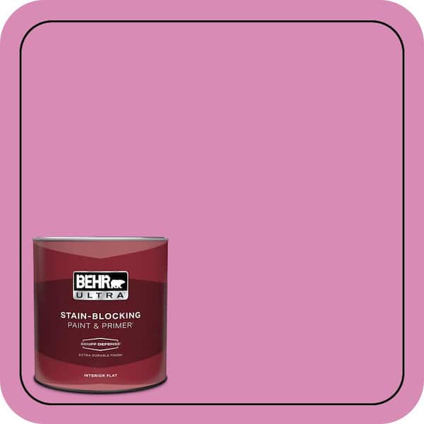 BEHR ULTRA 1 qt. #P120-3 High Maintenance Extra Durable Flat Interior Paint & Primer