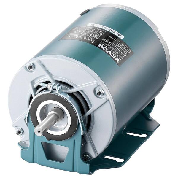 VEVOR 1/2HP Furnace Blower Motor 1720RPM, 115V 7. 1A Belt Drive Blower Motor Single Phase-0.39 in. Shaft Diameter, 0.78 in.