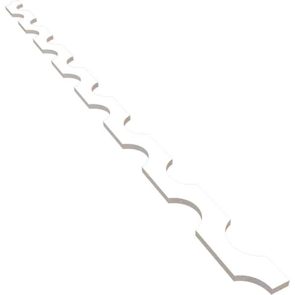 Ekena Millwork Pomeroy 94 in. H x 0.75 in. W Slatwall Panels in PVC 12-Pack