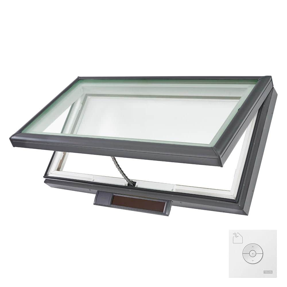 46-1/2 in. x 22-1/2 in. Solar Powered Fresh Air Venting Curb-Mount Skylight with Laminated Low-E3 Glass -  VELUX, VCS 4622 2004