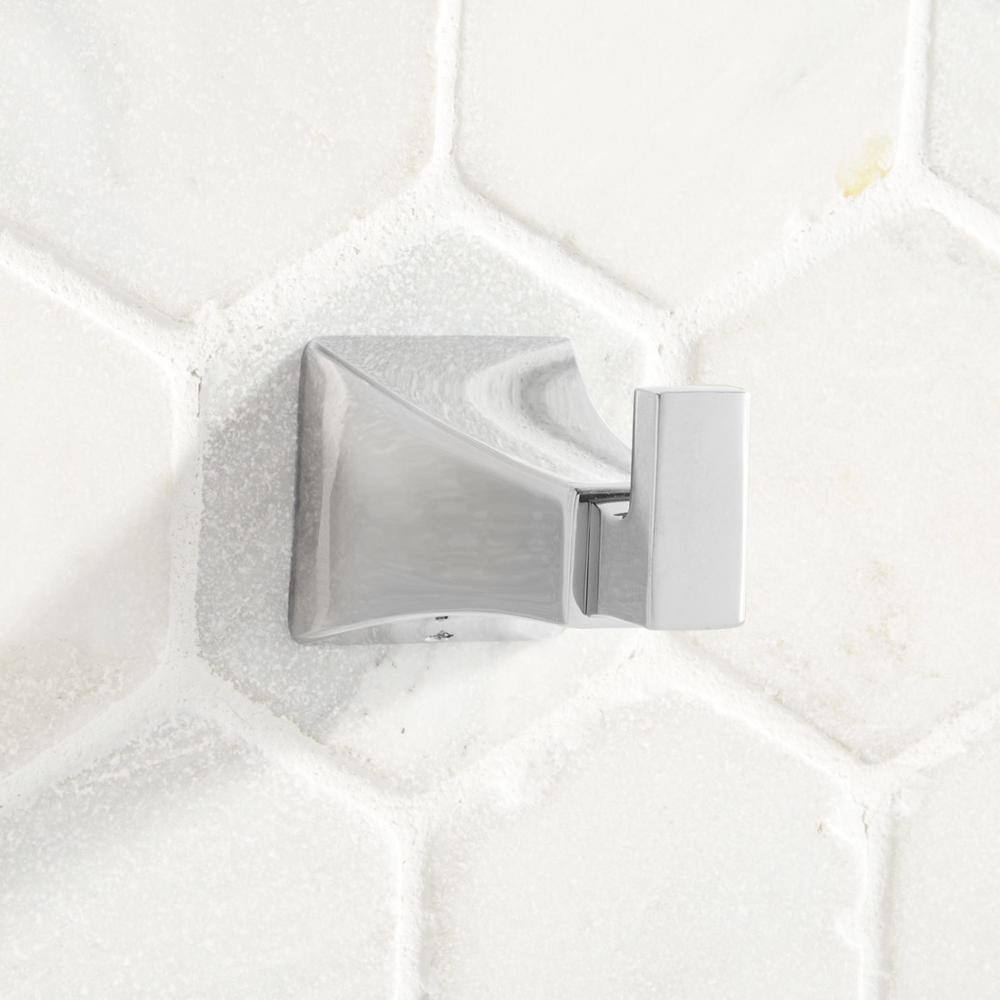 Vilamonte Chrome Square Wall Mounted Robe Hook